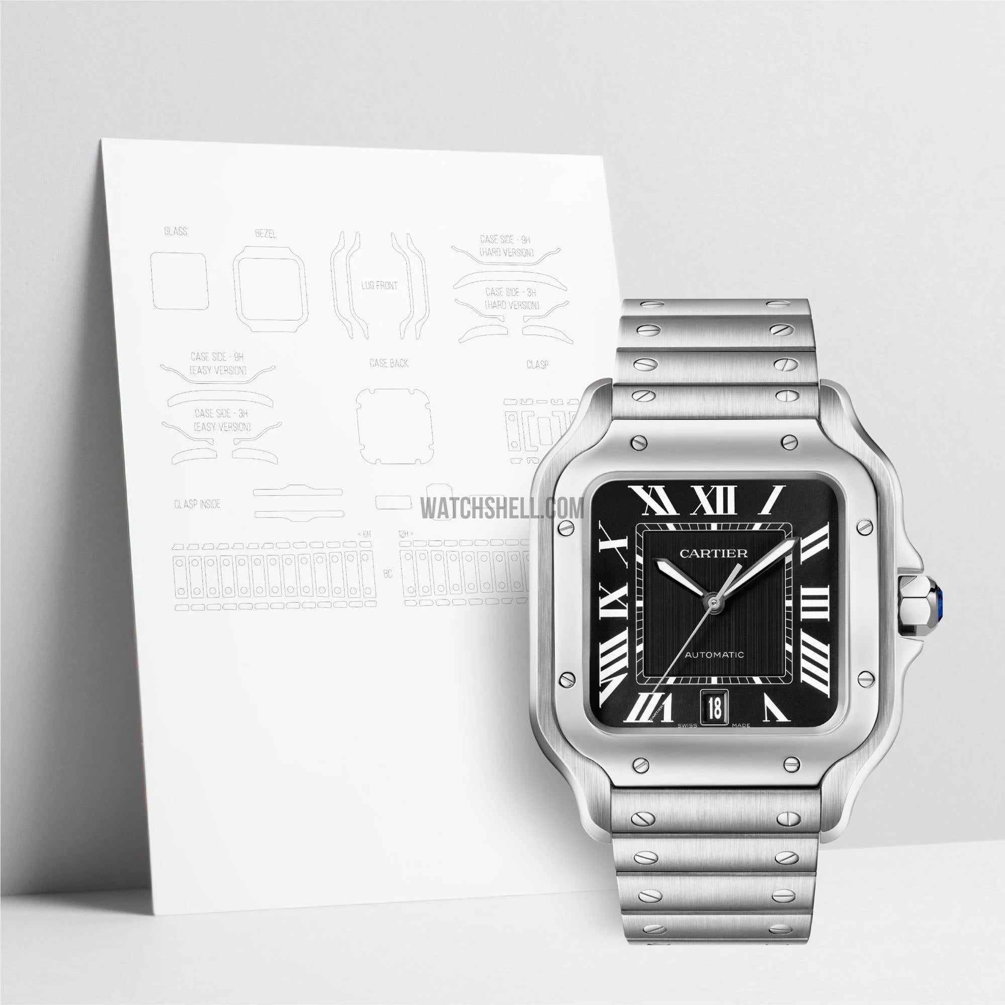 WatchShell for Cartier Santos WSSA0096