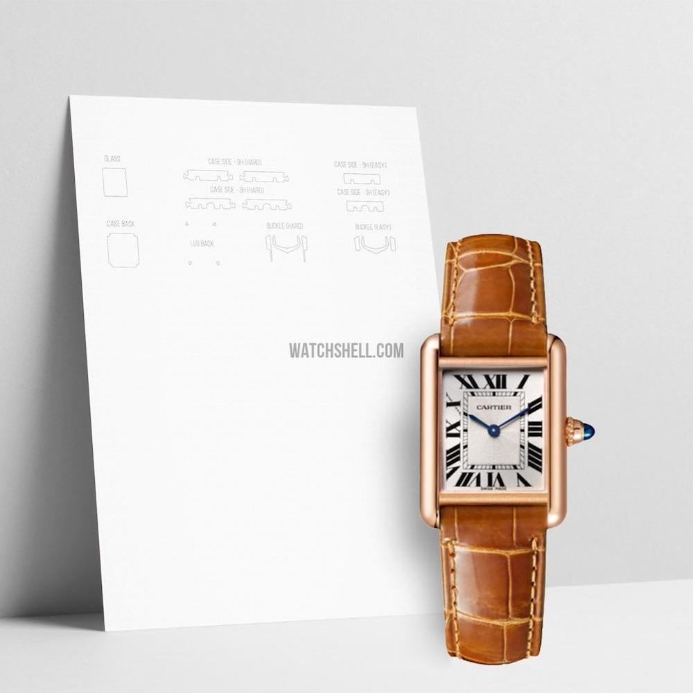 WatchShell for Cartier Tank WGTA0010