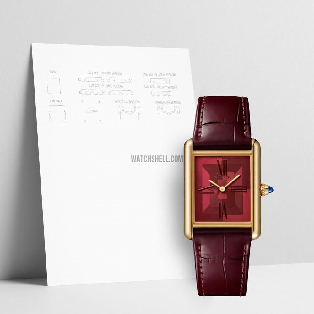 WatchShell for Cartier Tank WGTA0093