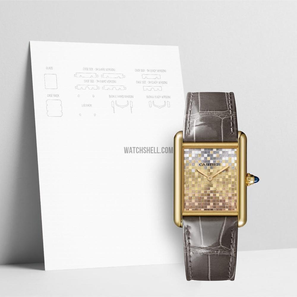 WatchShell for Cartier Tank WGTA0175