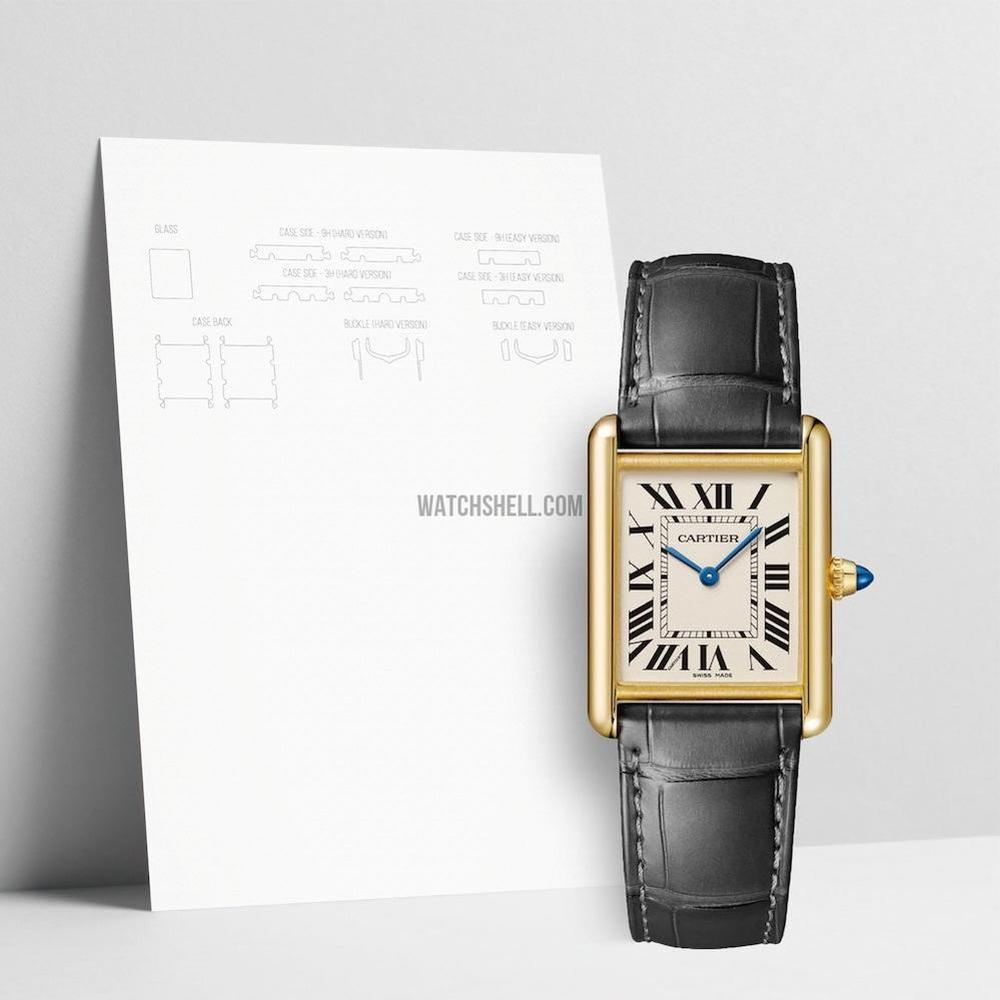 WatchShell for Cartier Tank WGTA0343