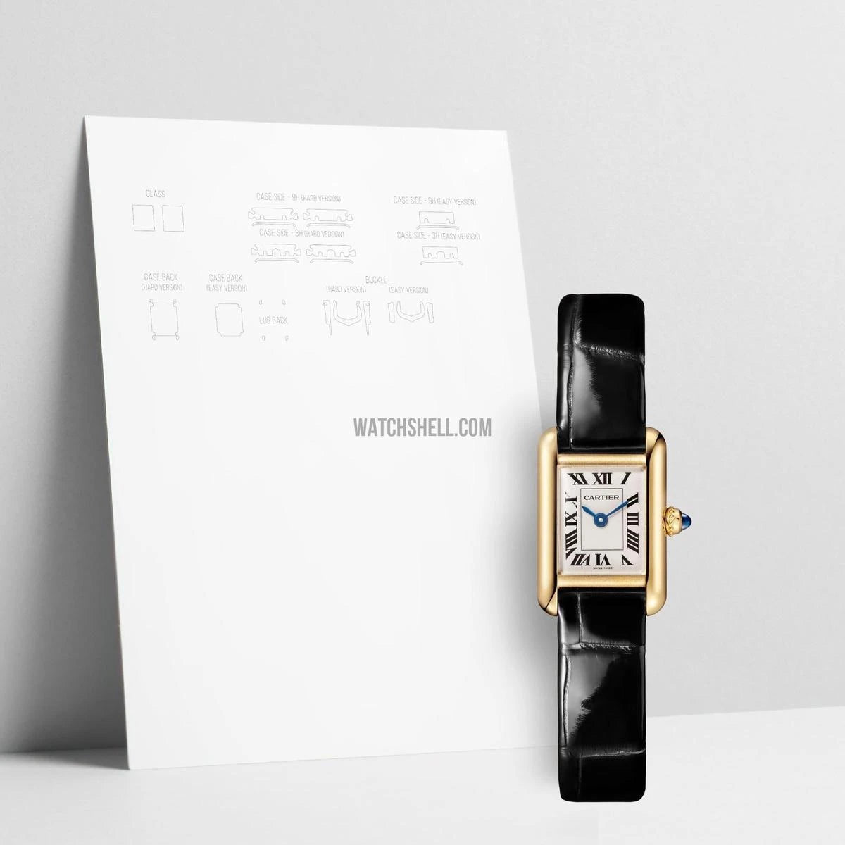 WatchShell for Cartier Tank WGTA0352