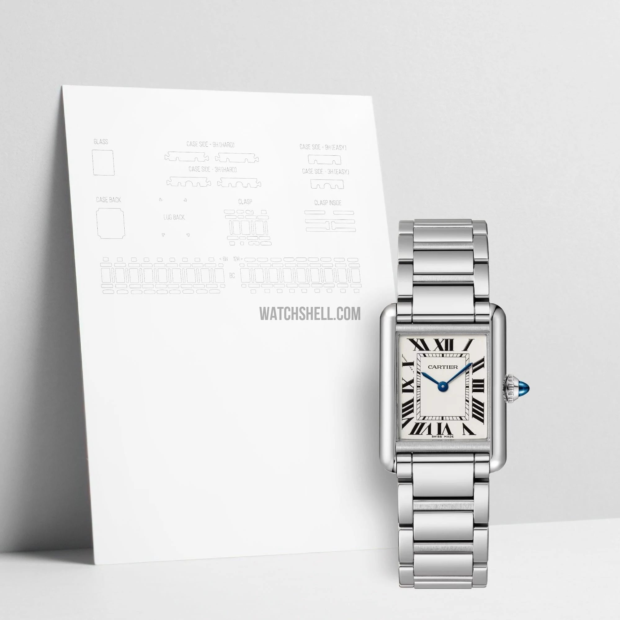 WatchShell for Cartier Tank WSTA0107