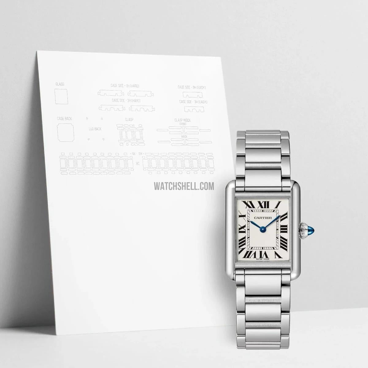 WatchShell for Cartier Tank WSTA0107