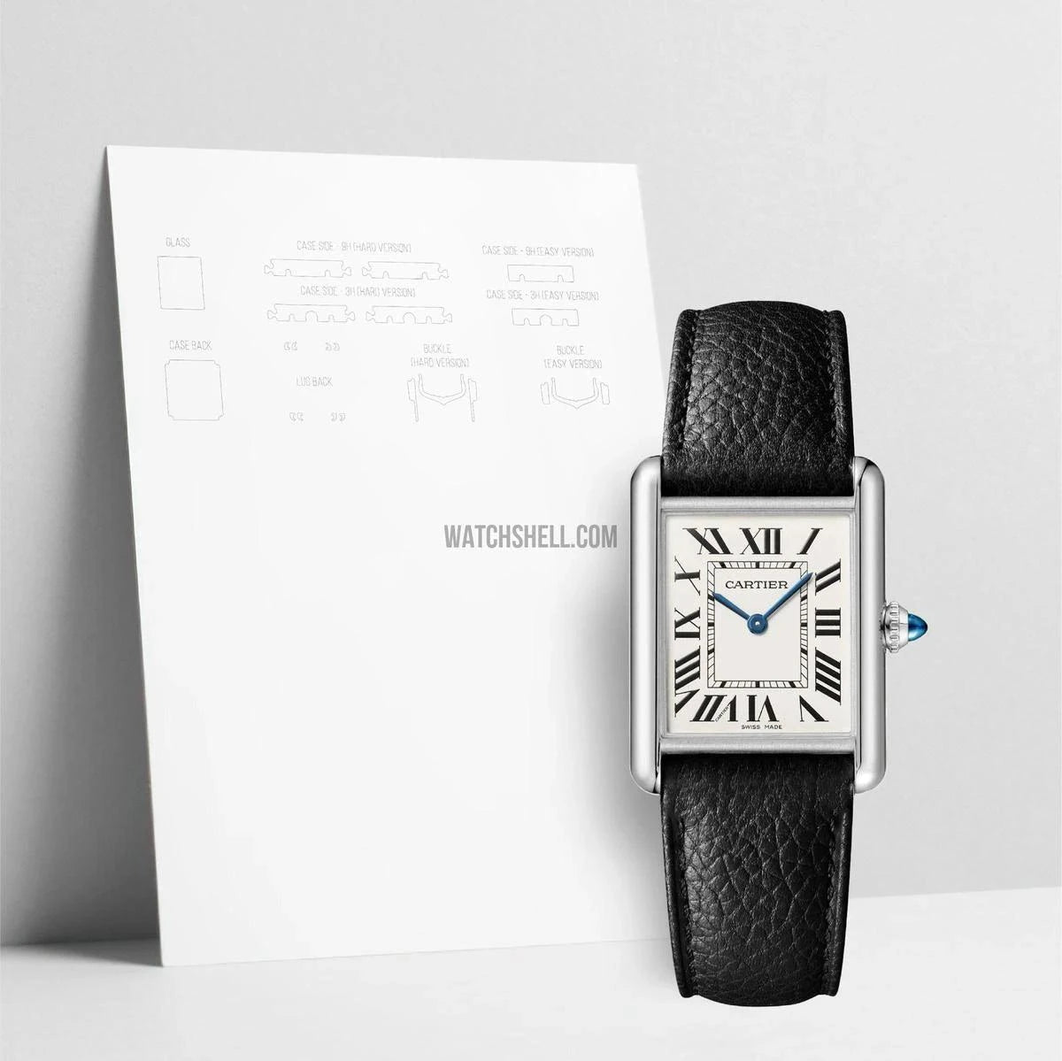 WatchShell for Cartier Tank WSTA0136