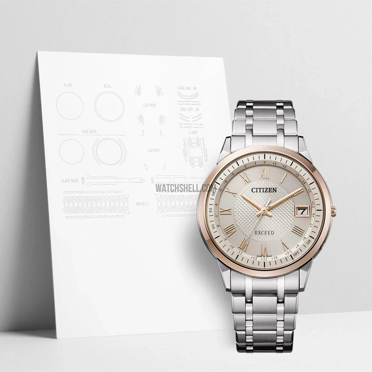 WatchShell for Citizen Exceed CB1145-67A