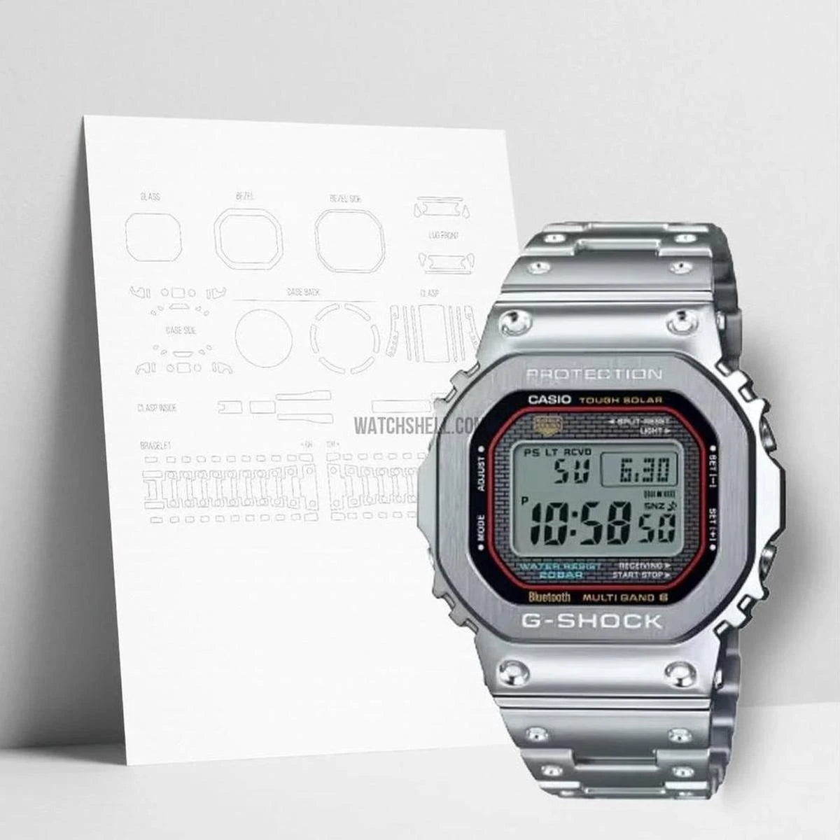 WatchShell for G-Shock GMW-B5000D-1C