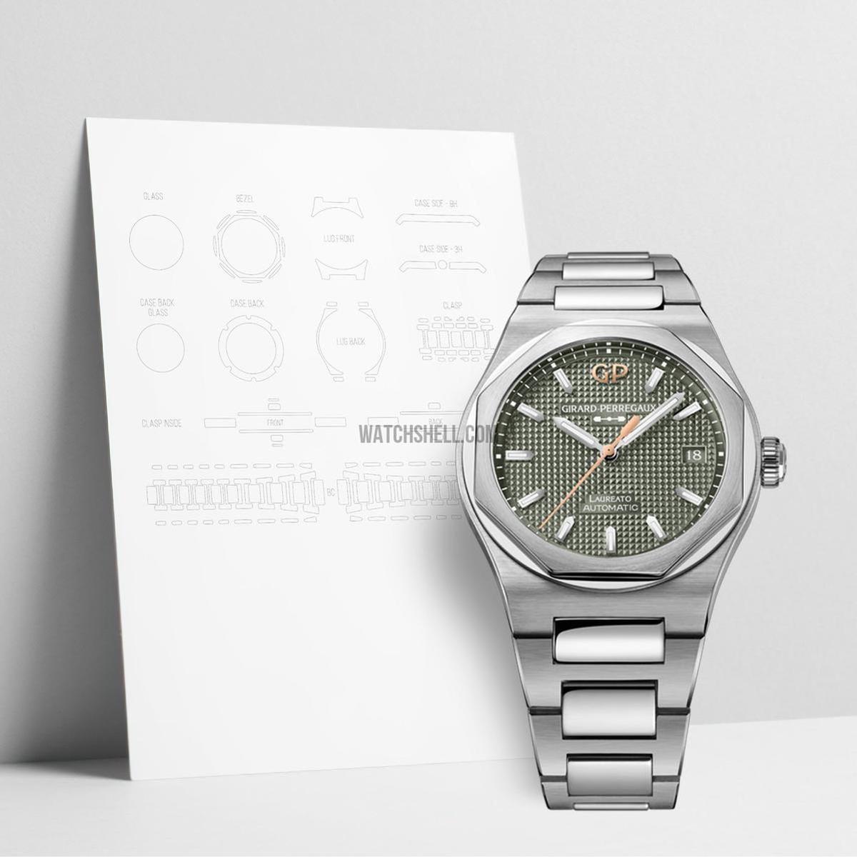 WatchShell for Girard-Perregaux Laureato 81005-11-3407-1CM