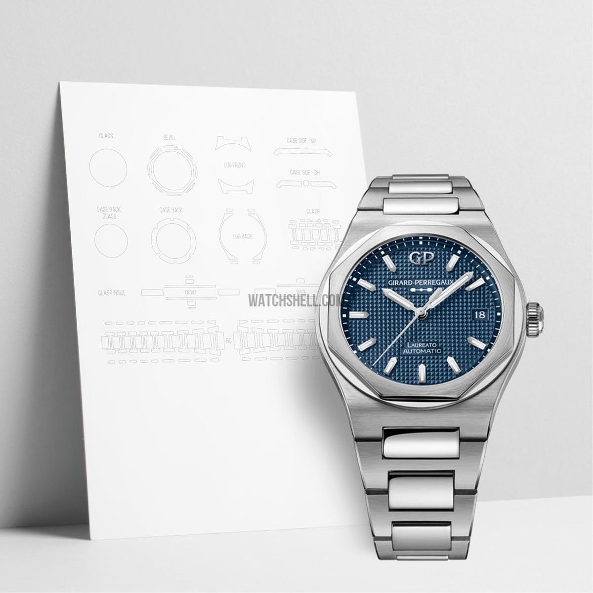 WatchShell for Girard-Perregaux Laureato 81005-11-3460-1CM