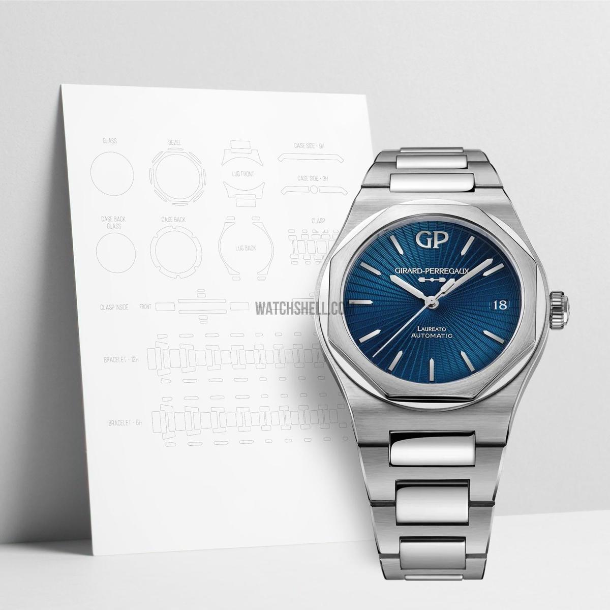 WatchShell for Girard-Perregaux Laureato 81010-11-3310-1GM