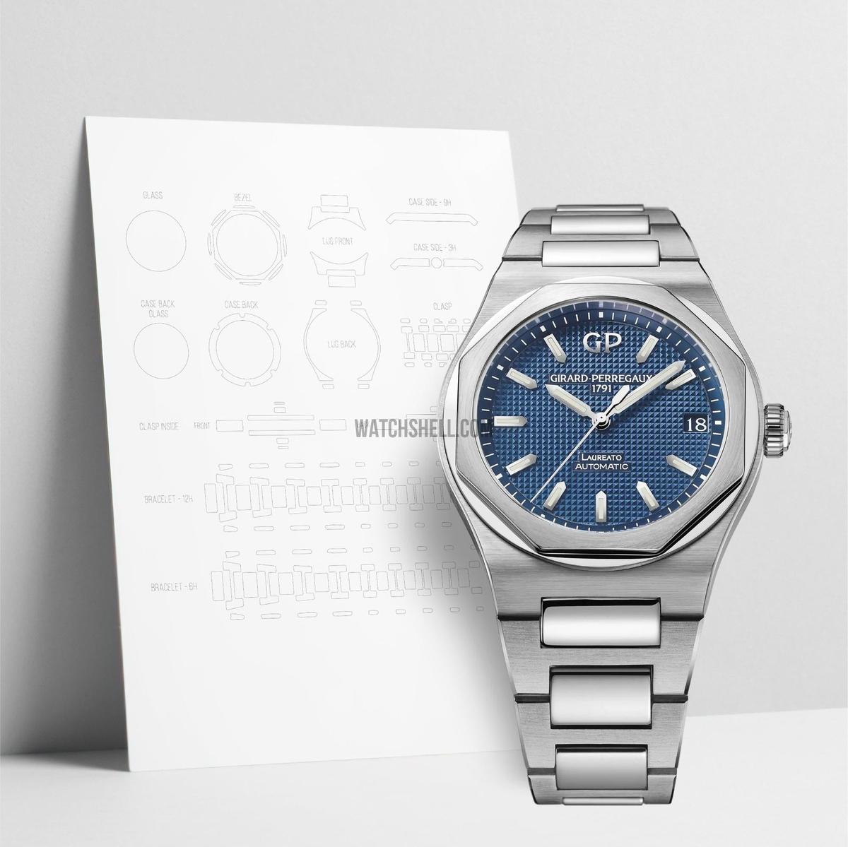 WatchShell for Girard-Perregaux Laureato 81010-11-431-11A