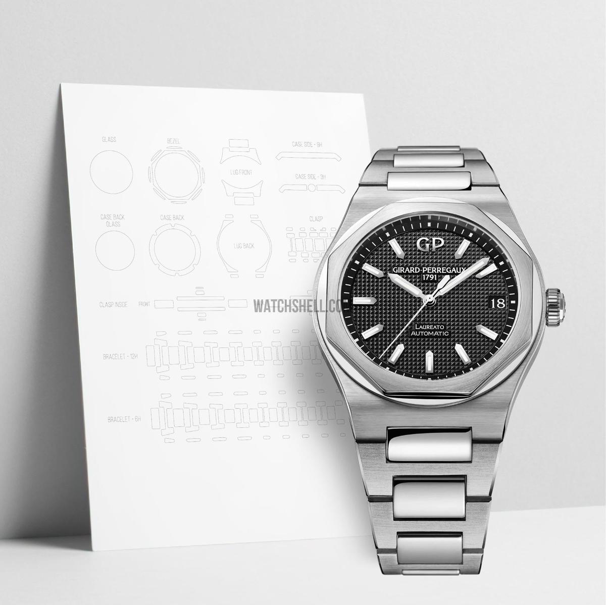 WatchShell for Girard-Perregaux Laureato 81010-11-634-11A
