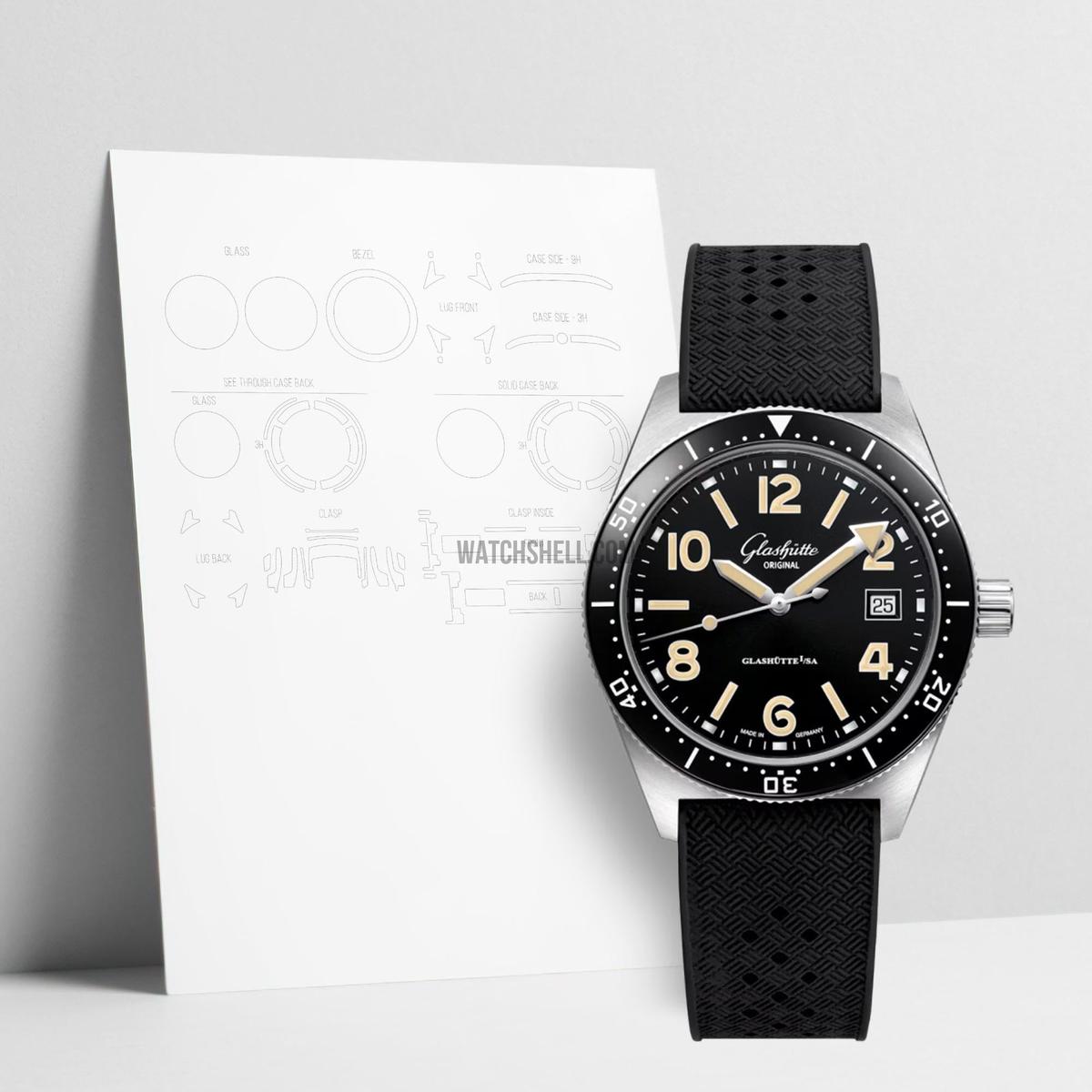 WatchShell for Glashütte Original Spezialist 1-39-11-06-80-33