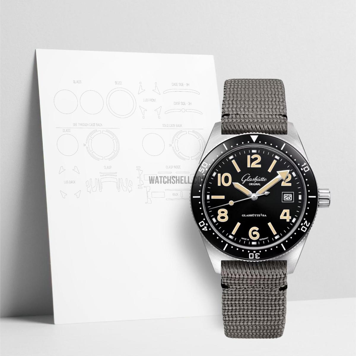 WatchShell for Glashütte Original - Patented Scratch Protector