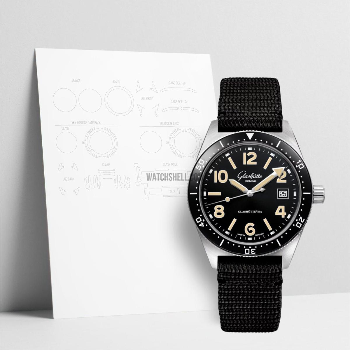 WatchShell for Glashütte Original Spezialist 1-39-11-06-80-35