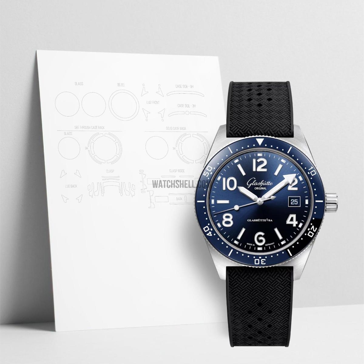 WatchShell for Glashütte Original Spezialist 1-39-11-09-81-33