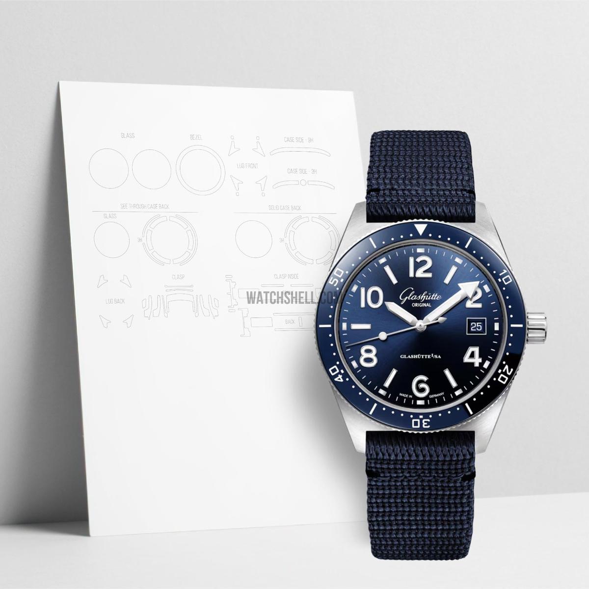 WatchShell for Glashütte Original Spezialist 1-39-11-09-81-34