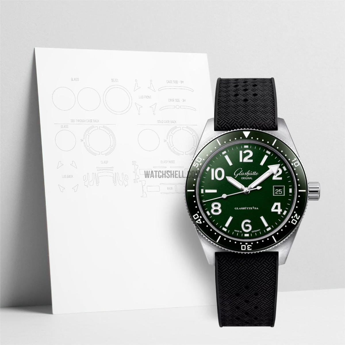 WatchShell for Glashütte Original Spezialist 1-39-11-13-83-33