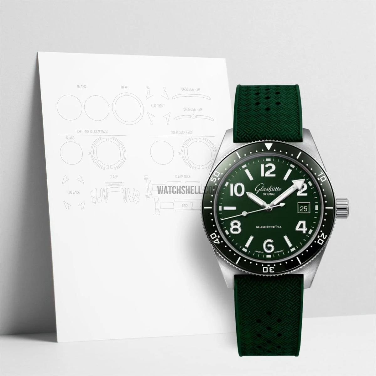 WatchShell for Glashütte Original - Patented Scratch Protector