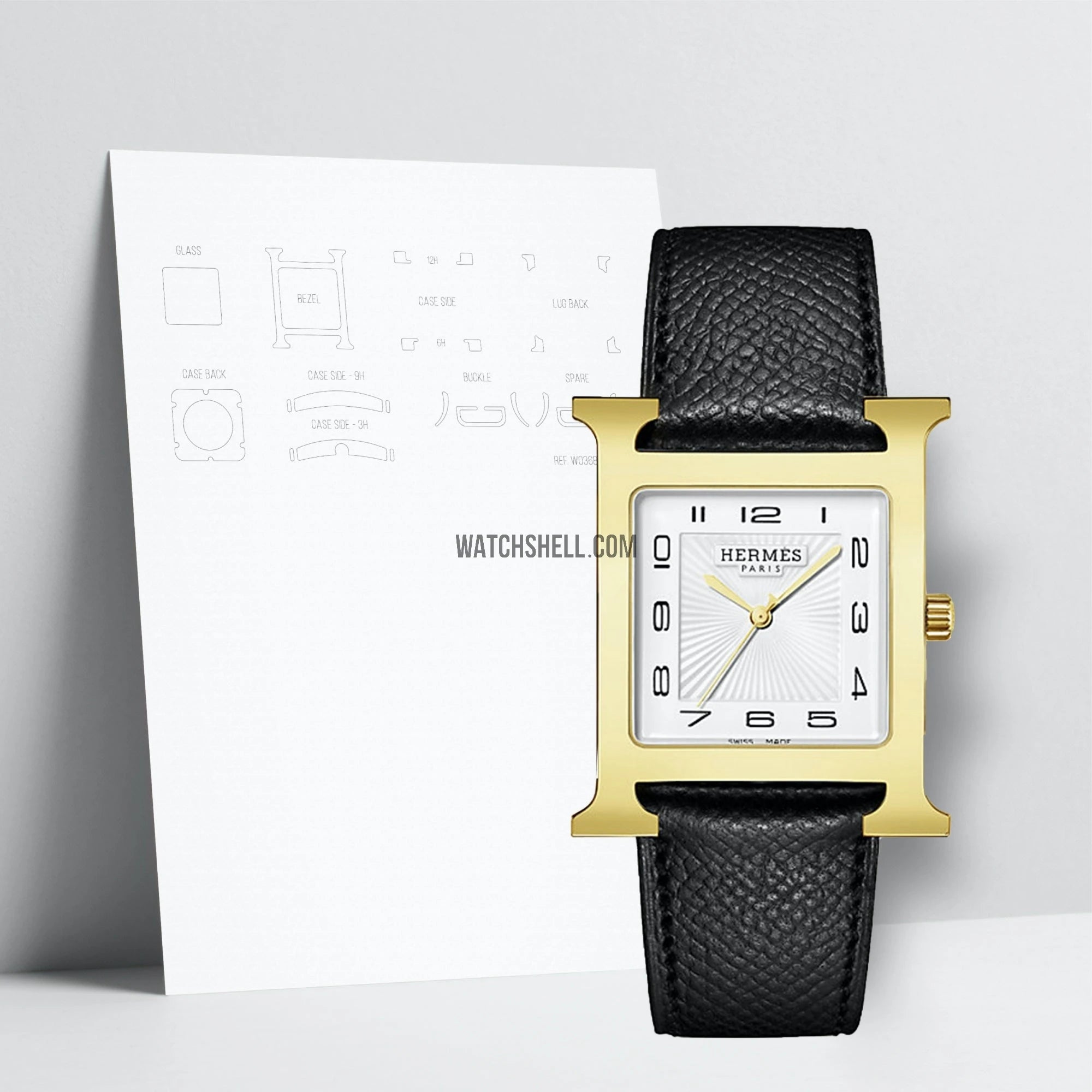 WatchShell for Hermes Heure H W036843WW00 34mm WatchShell