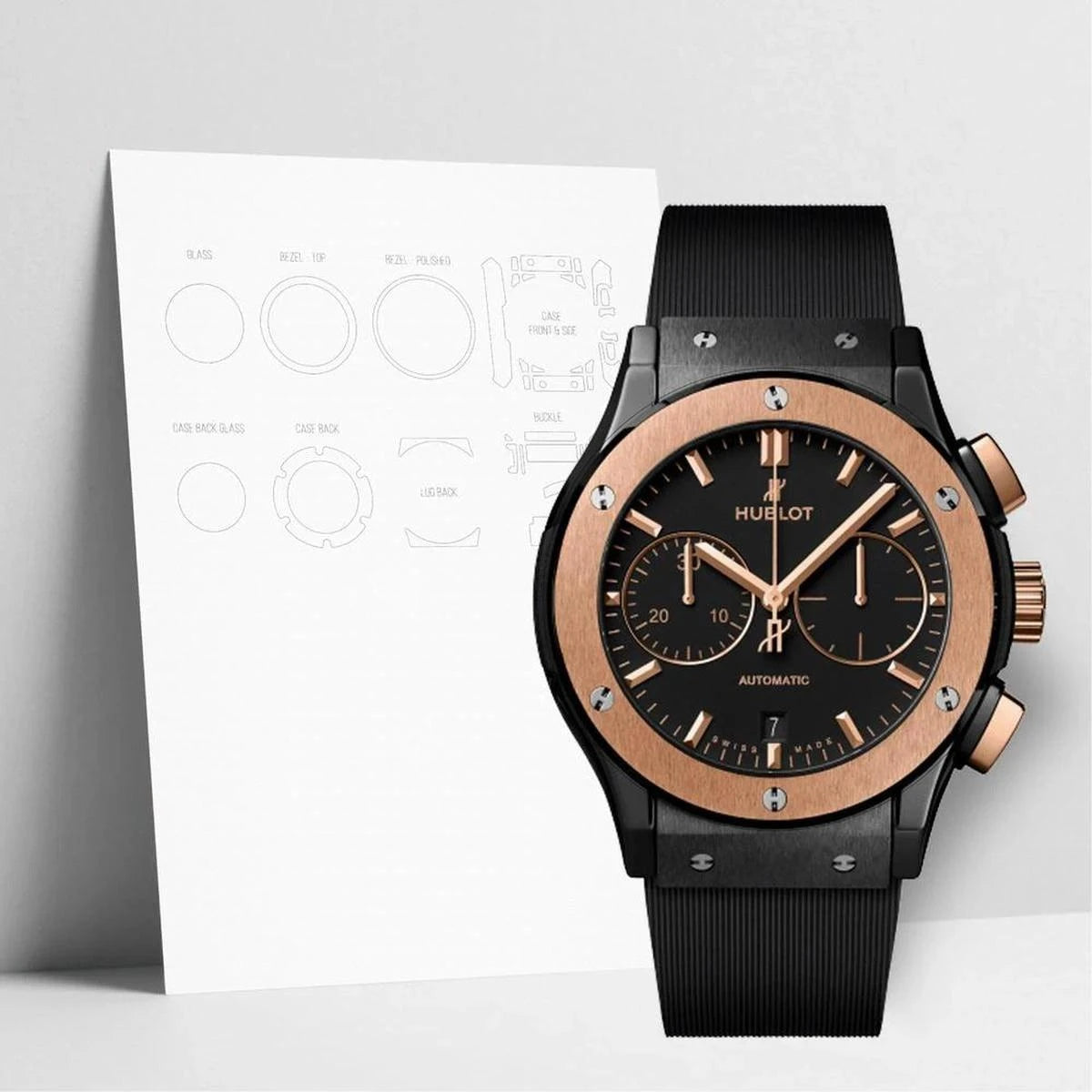 WatchShell for Hublot Classic Fusion 521.CO.1181.RX | 特許取得済みウォッチ