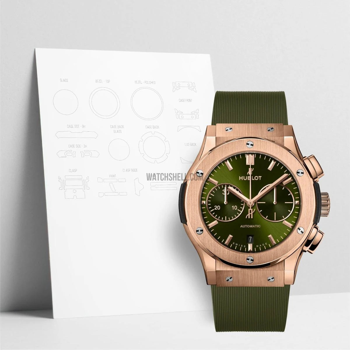 WatchShell for Hublot Classic Fusion 521.OX.8980.RX