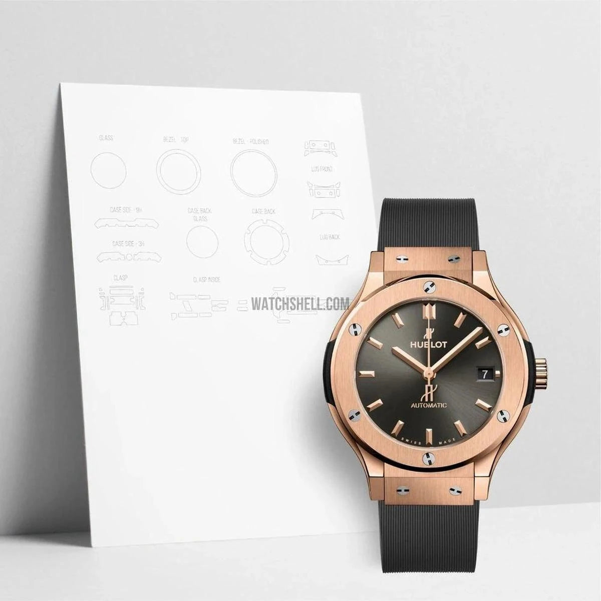 WatchShell for Hublot Classic Fusion 565.OX.7081.RX Protectors