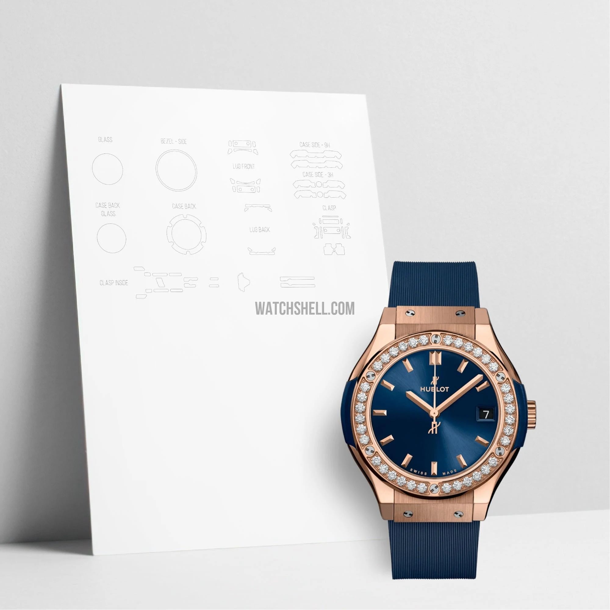 WatchShell for Hublot Classic Fusion 581.OX.7180.RX.1104