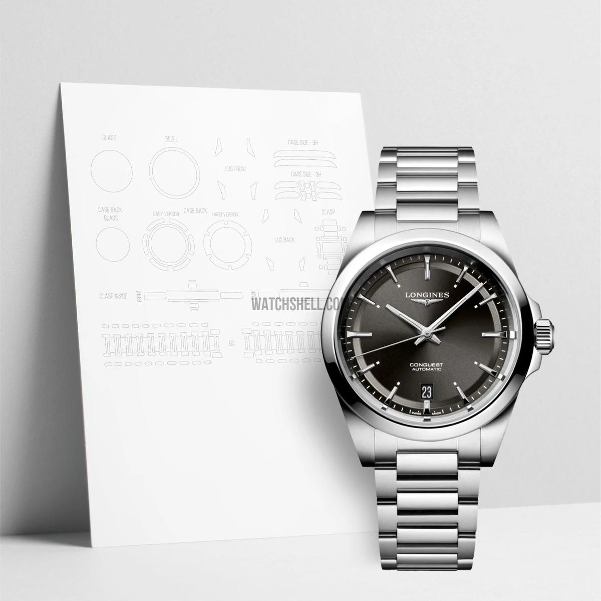 WatchShell for Longines Conquest L3.720.4.52.6