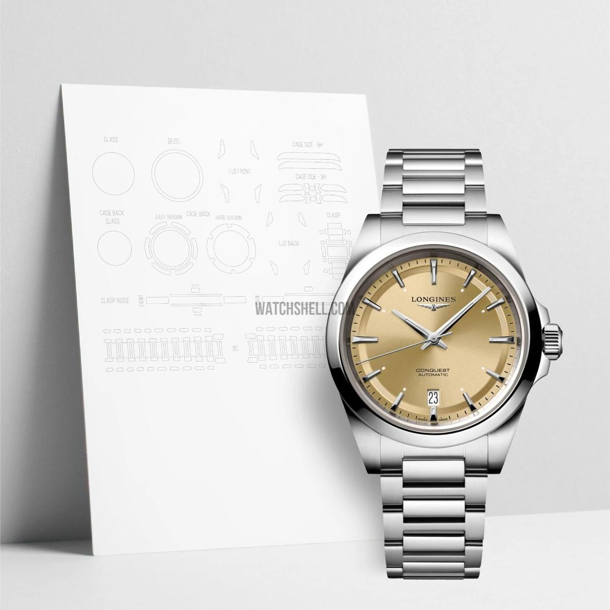WatchShell for Longines Conquest L3.720.4.62.6