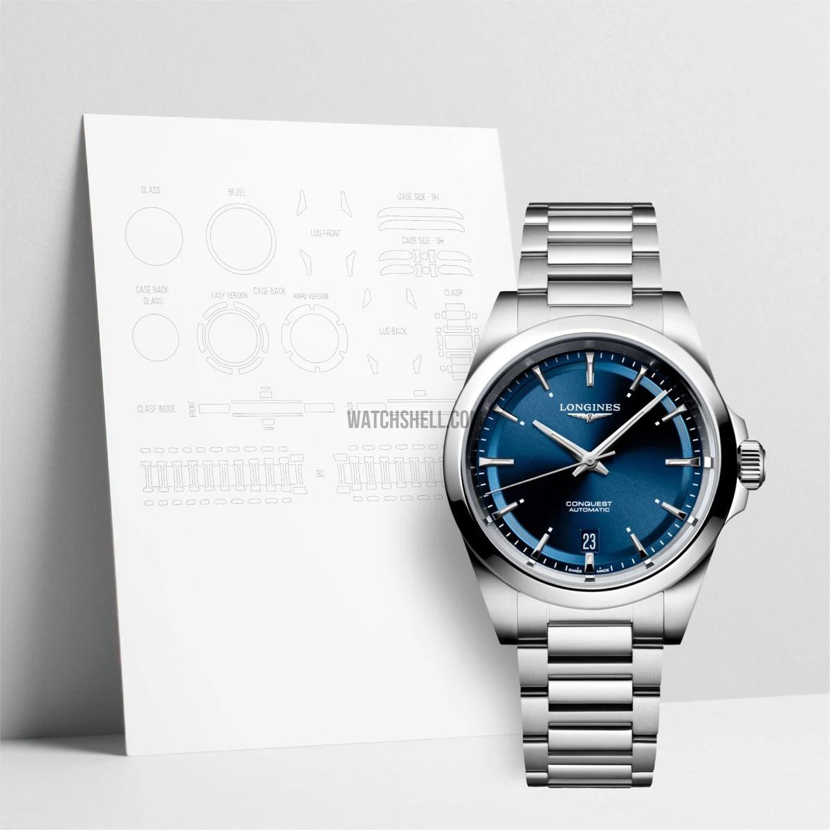 WatchShell for Longines Conquest L3.720.4.92.6