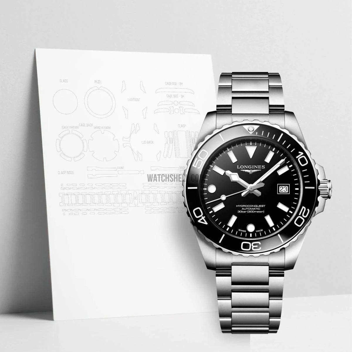 WatchShell for Longines Conquest L3.788.4.56.6