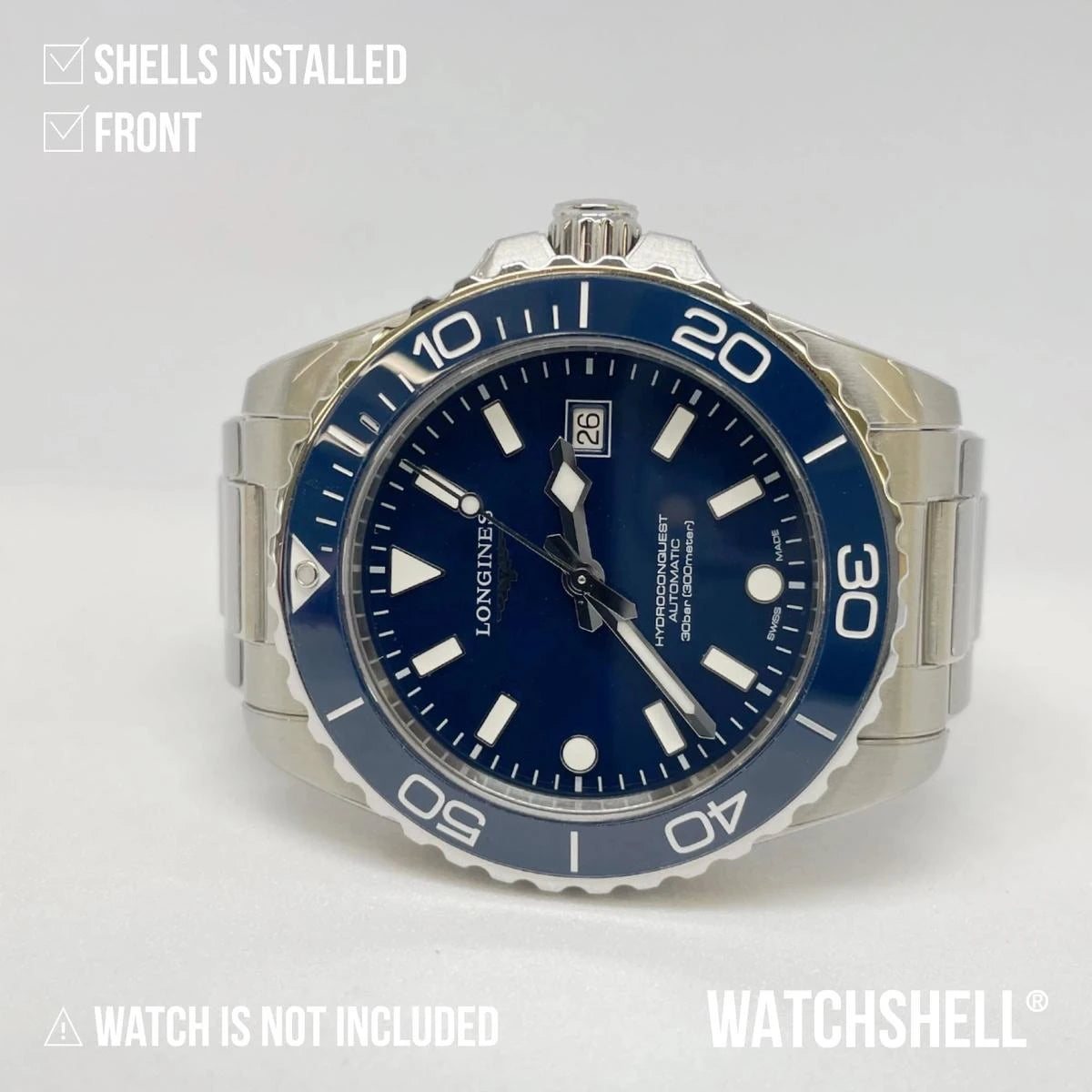 WatchShell for Longines Conquest L3.788.4.96.6