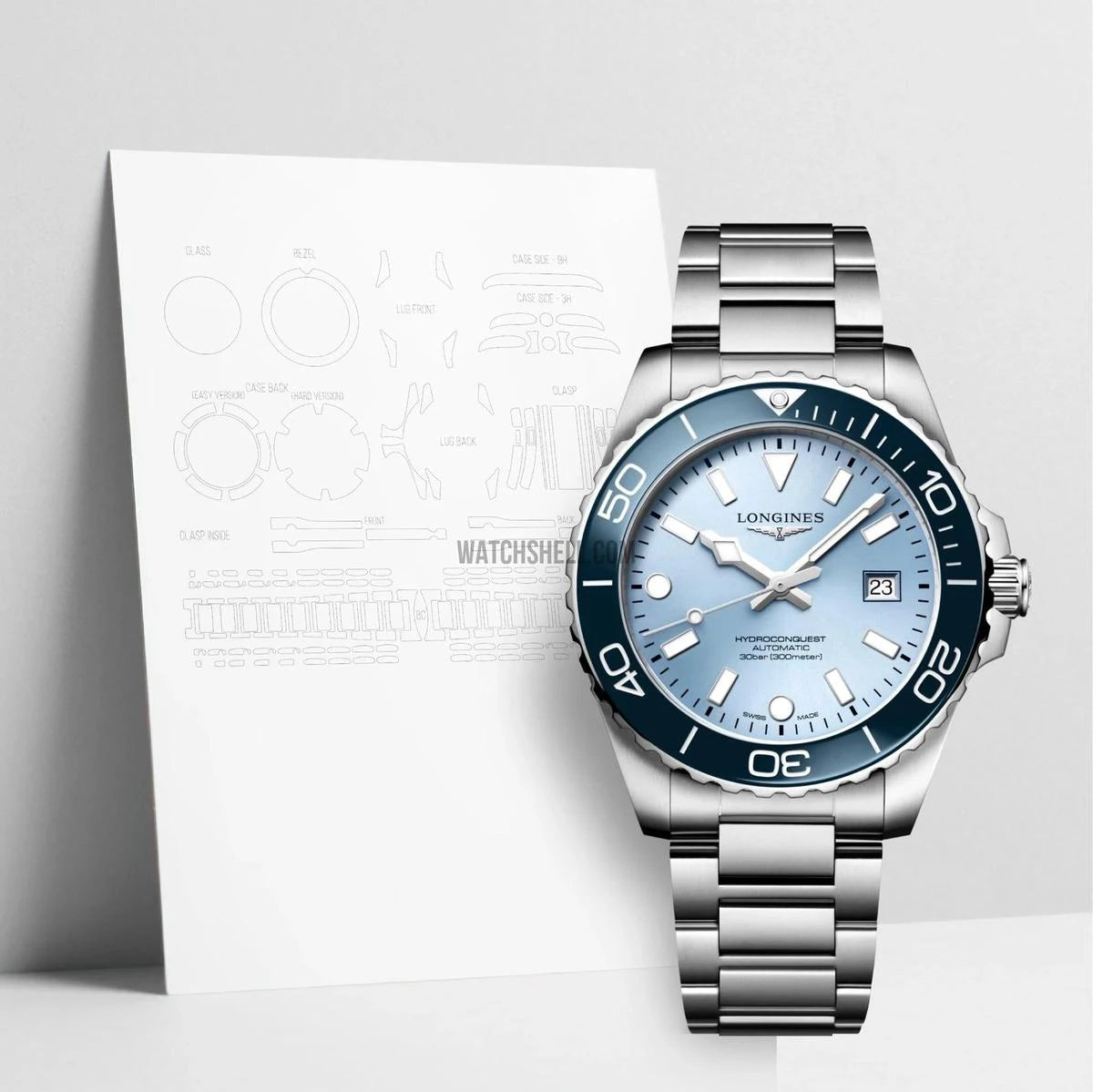 WatchShell for Longines Conquest L3.788.4.98.6
