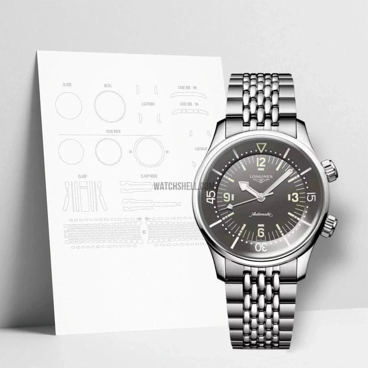 WatchShell for Longines Heritage L3.764.4.99.6