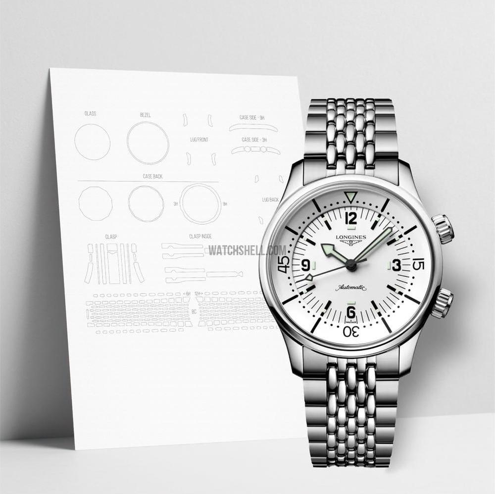 WatchShell for Longines Legend Diver L3.764.4.16.6