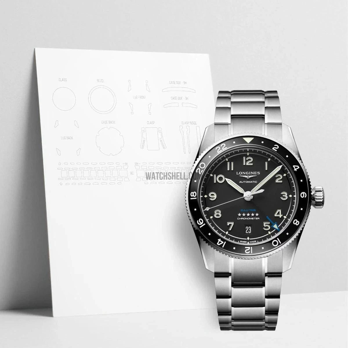 WatchShell for Longines Spirit L3.802.4.53.6