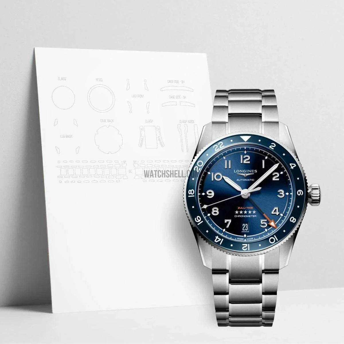 WatchShell for Longines Spirit L3.802.4.93.6
