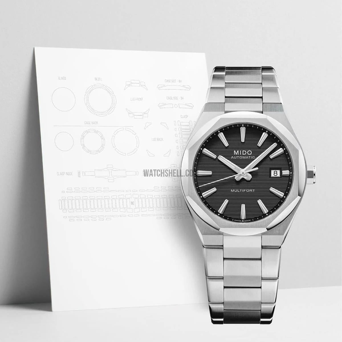 WatchShell for Mido Multifort M055.507.11.051.00
