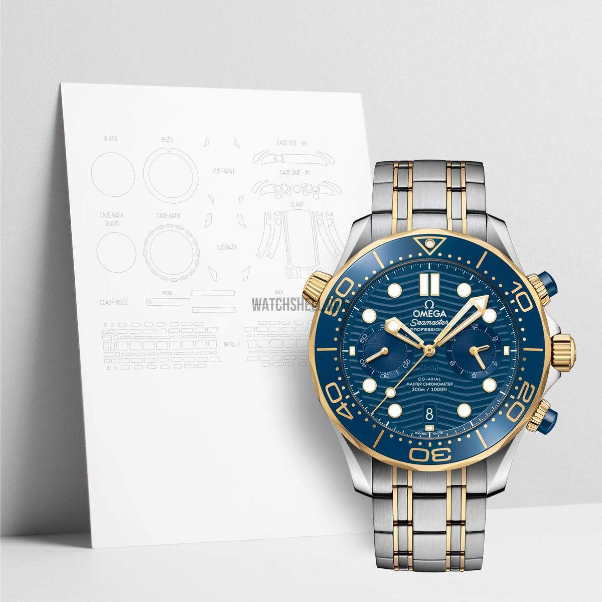 WatchShell for Omega Seamaster 210.20.44.51.03.001
