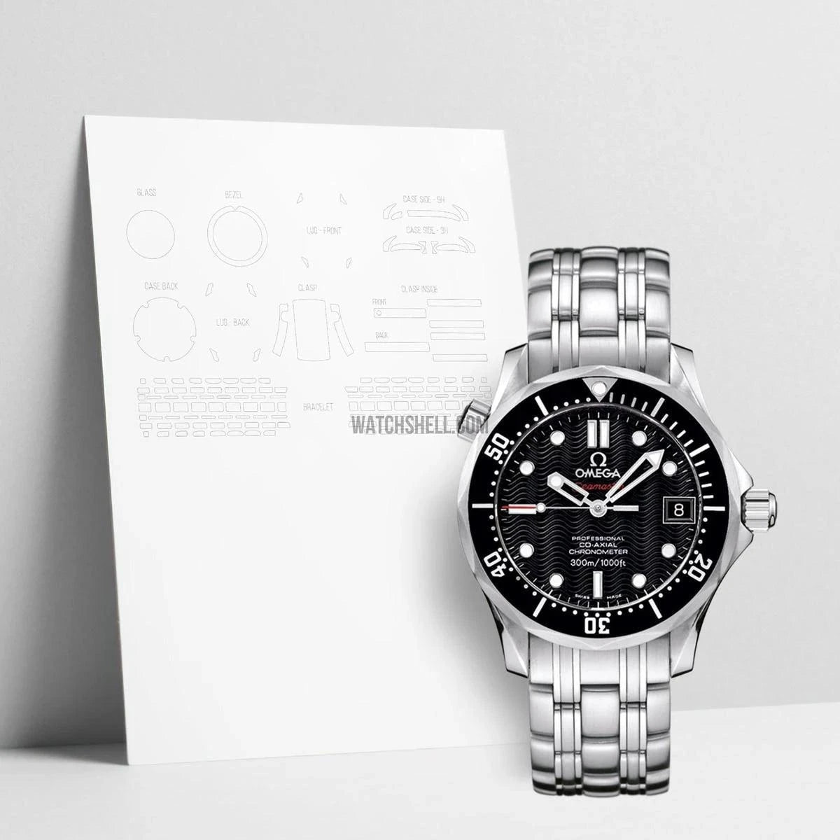 WatchShell for Omega Seamaster 212.30.36.20.01.001