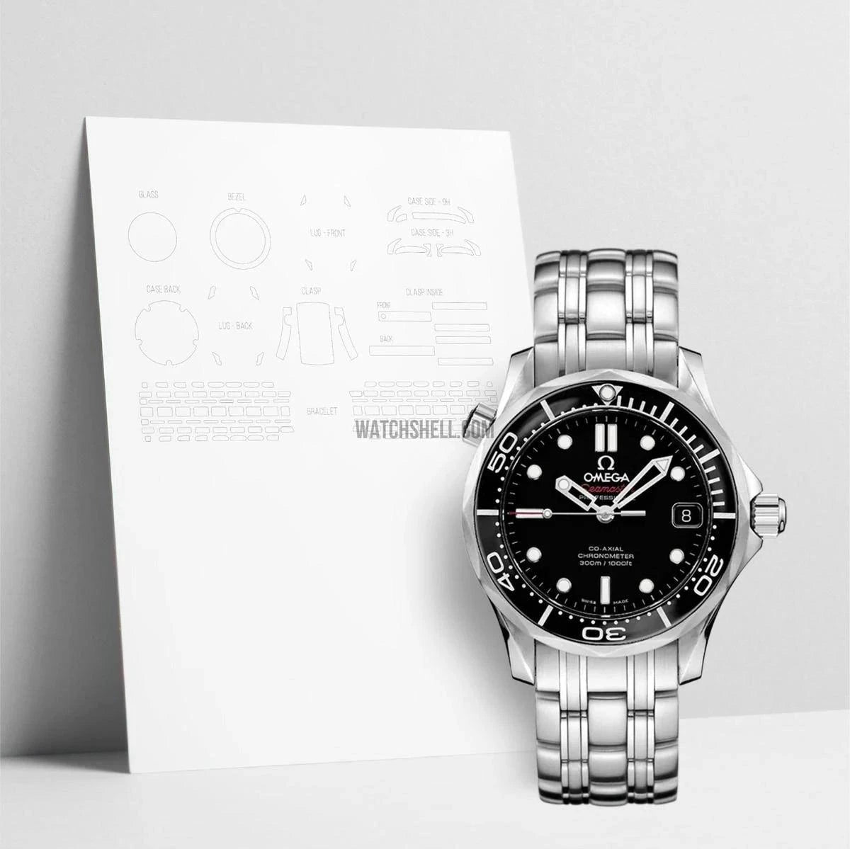 WatchShell for Omega Seamaster 212.30.36.20.01.002