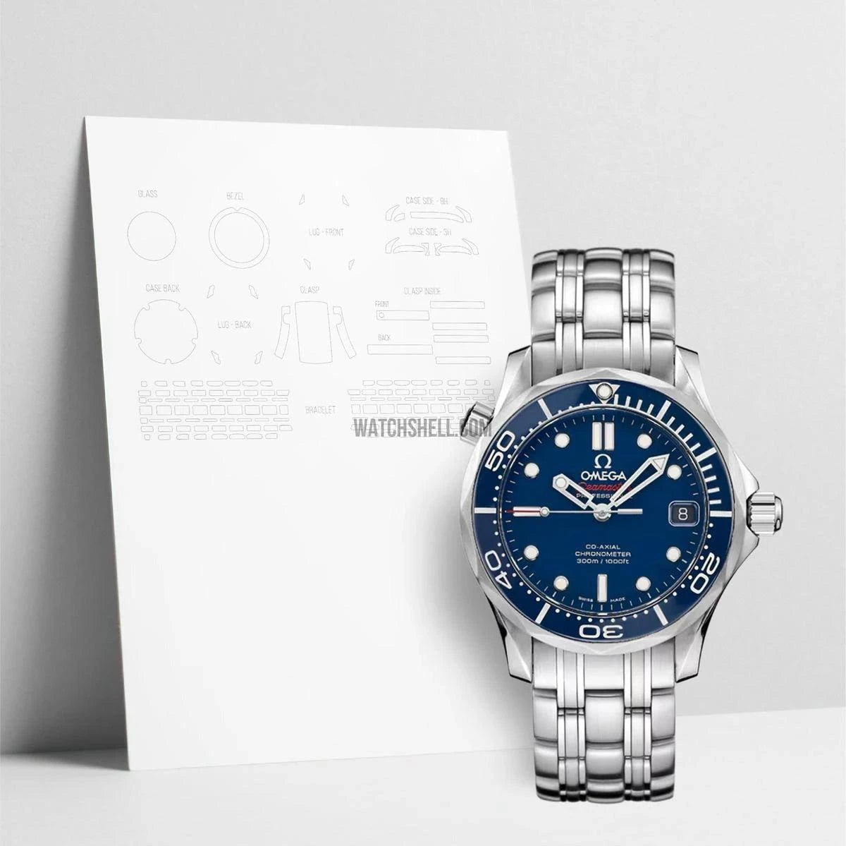 WatchShell for Omega Seamaster 212.30.36.20.03.001