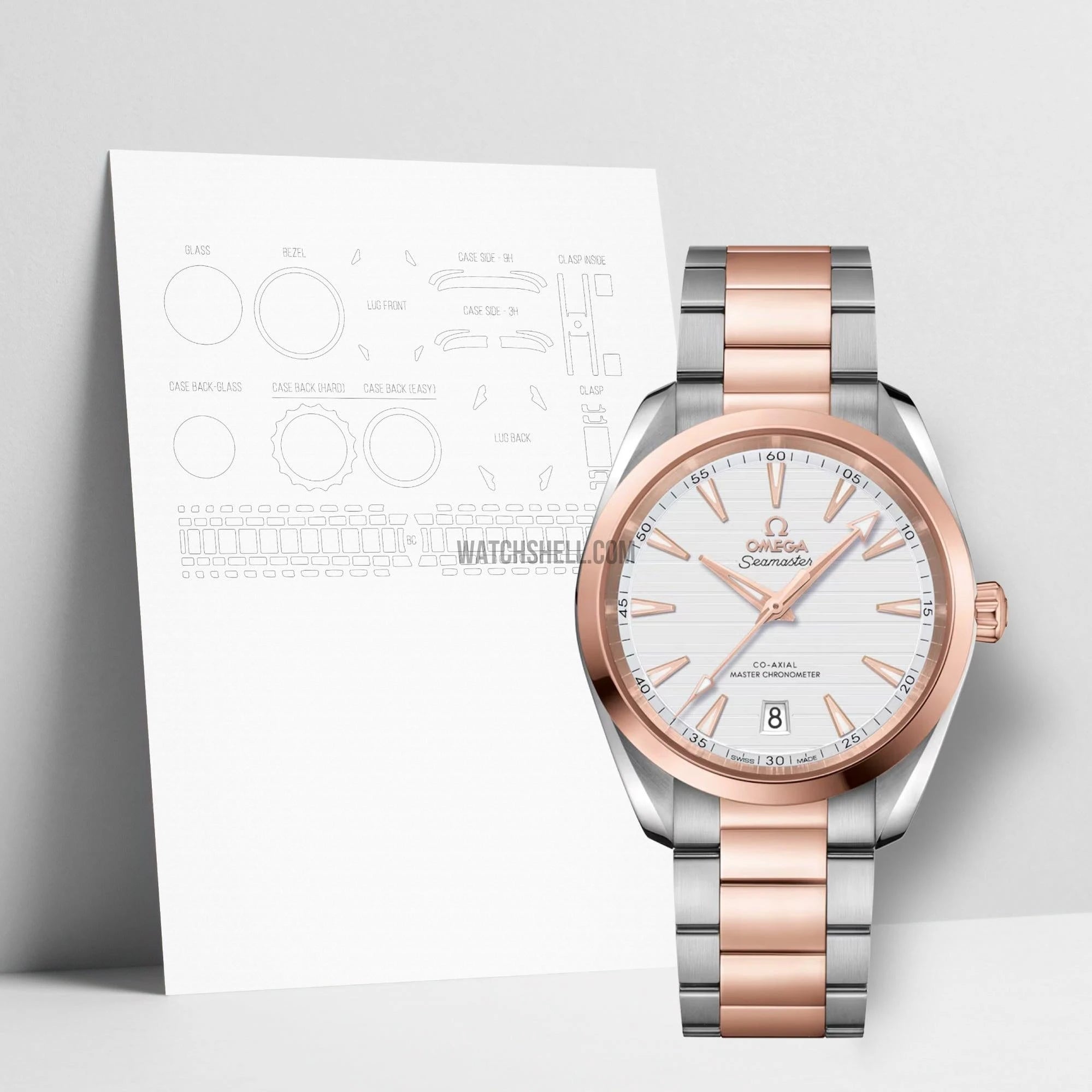 WatchShell for Omega Seamaster 220.20.38.20.02.001