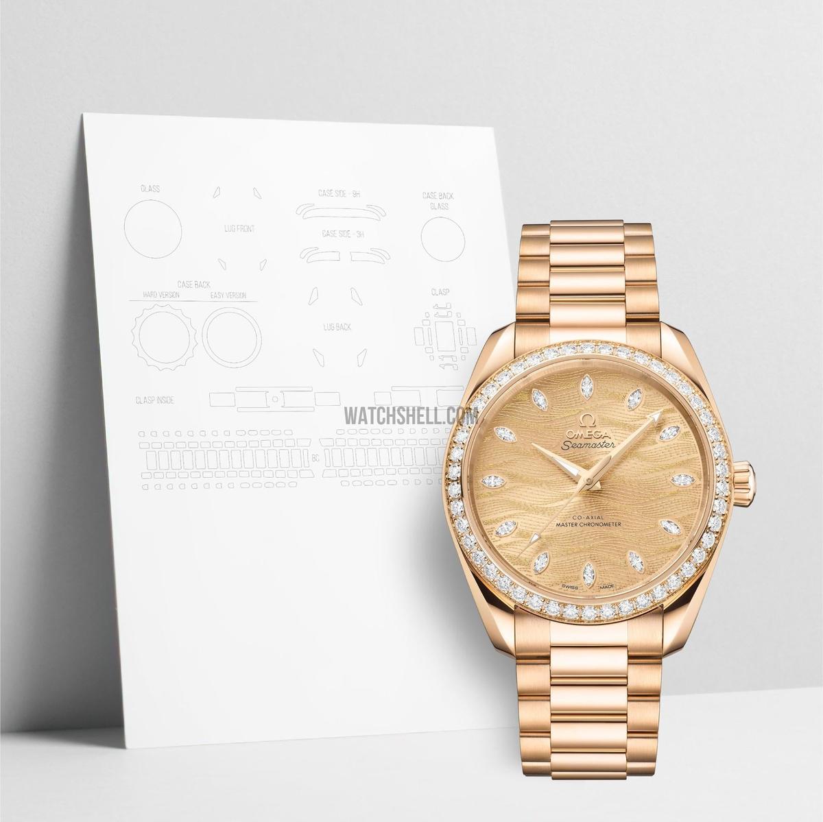 WatchShell for Omega Seamaster 220.55.38.20.99.002