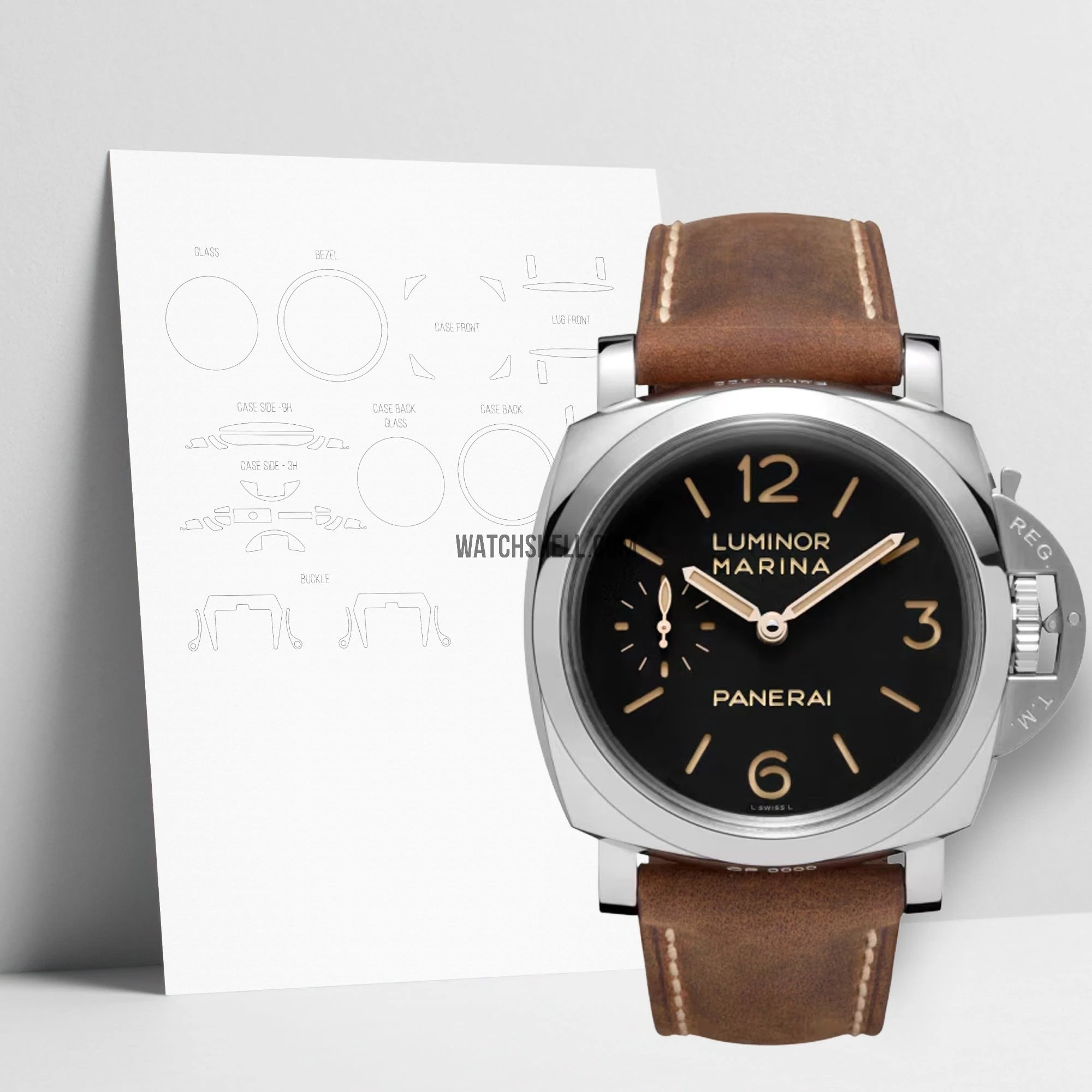 WatchShell for Panerai Luminor PAM00422 47mm 