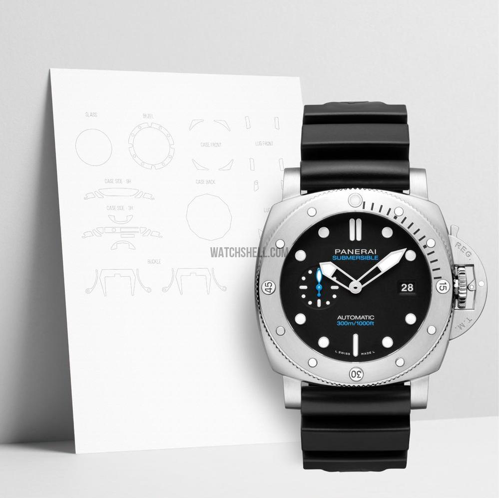 WatchShell for Panerai Submersible PAM01596