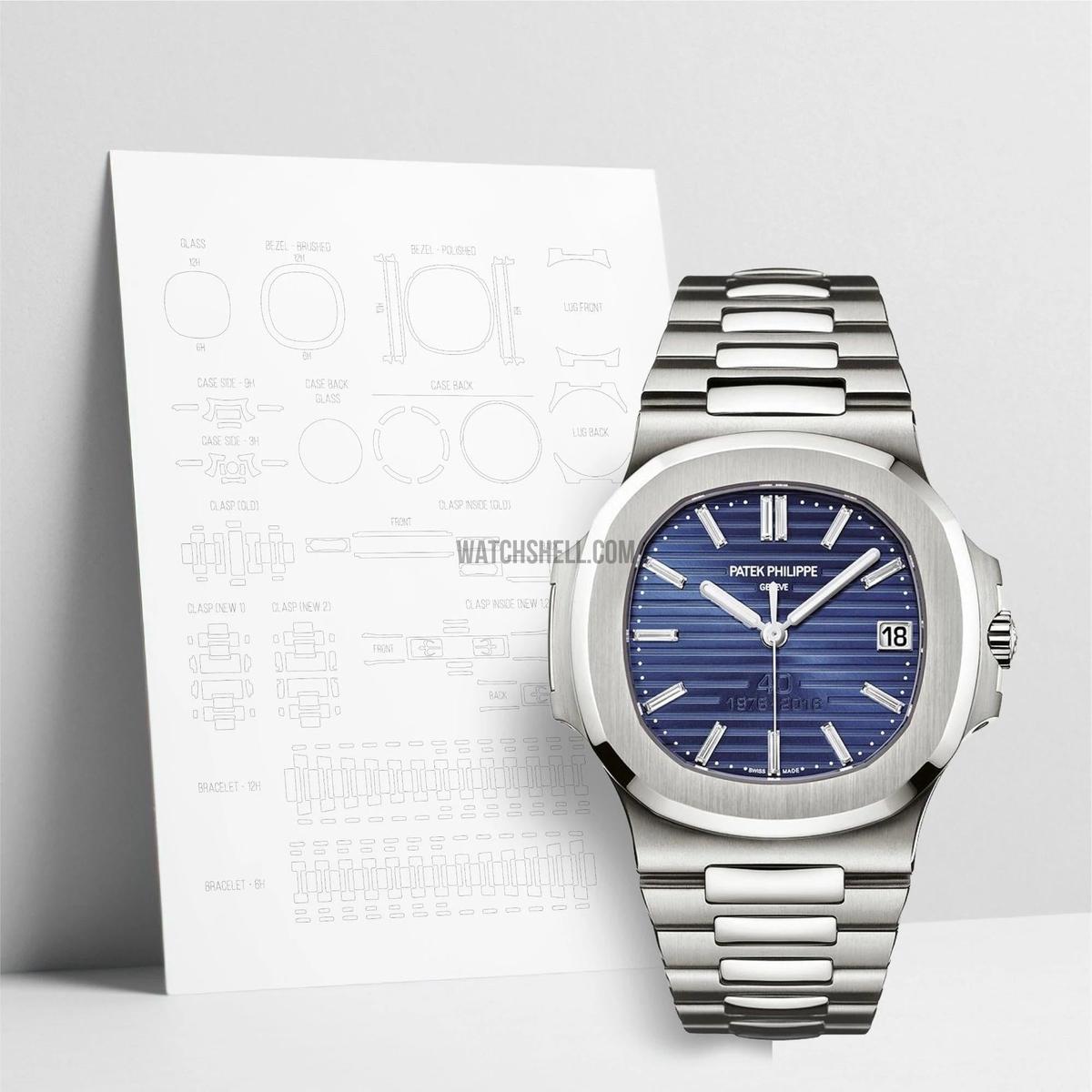 WatchShell for Patek Philippe Nautilus 5711/1P
