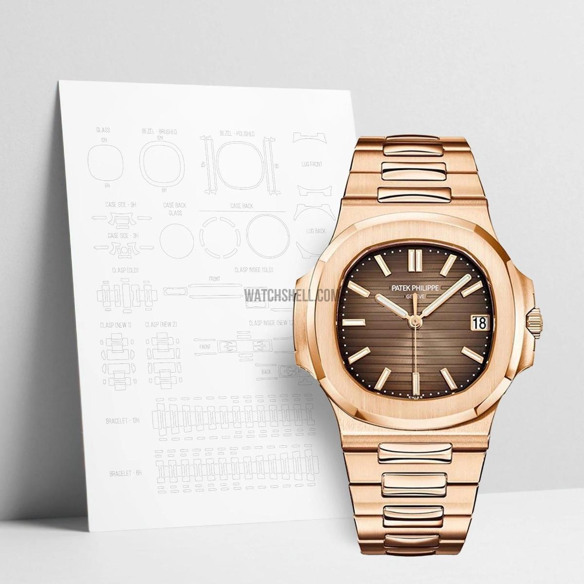 WatchShell for Patek Philippe Nautilus 5711/1R