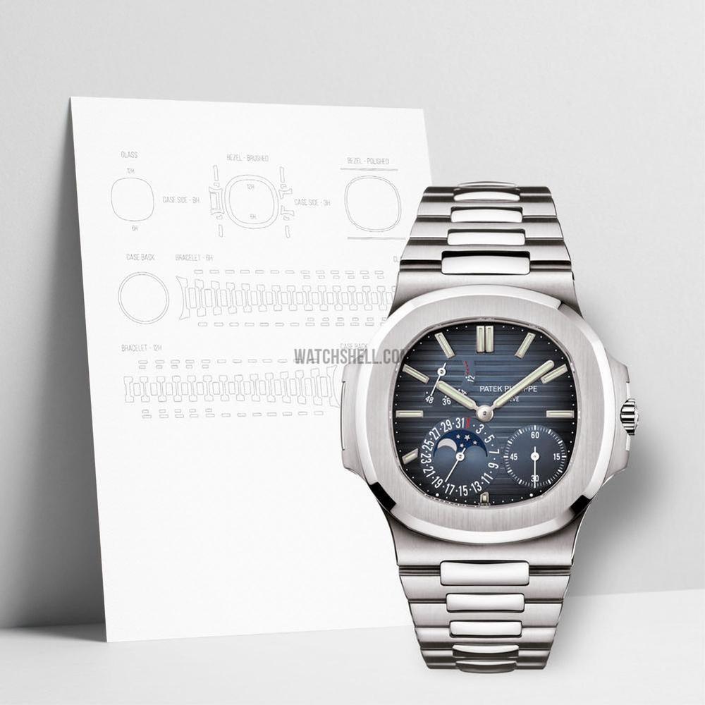 WatchShell for Patek Philippe Nautilus 5712/1A